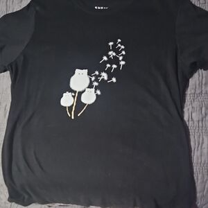 SHEIN Black Graphic Tee